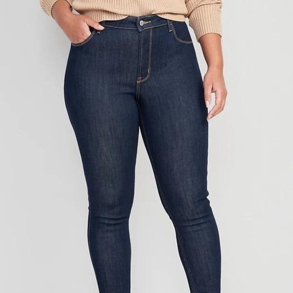 Old Navy High-Waisted Wow Super-Skinny Ankle Jeans for Women New - Picture 4 of 7